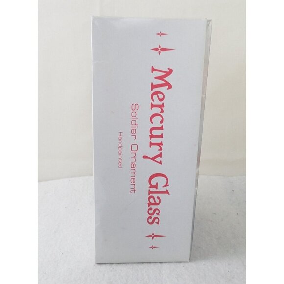 Department 56 Vintage Mercury Glass Large Toy Solider Handblown Ornament - Picture 3 of 16